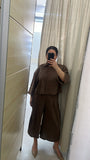 COORDINATO MARRONE
