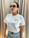 T-SHIRT con scritta