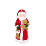 CANDELA BABBO NATALE CON ORSETTO