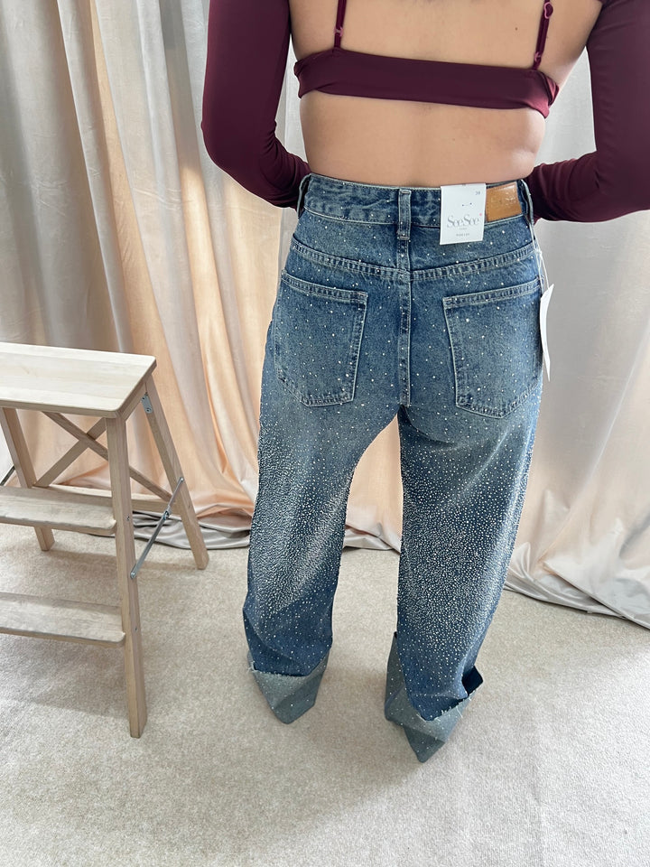 JEANS PALAZZO SPARKLE