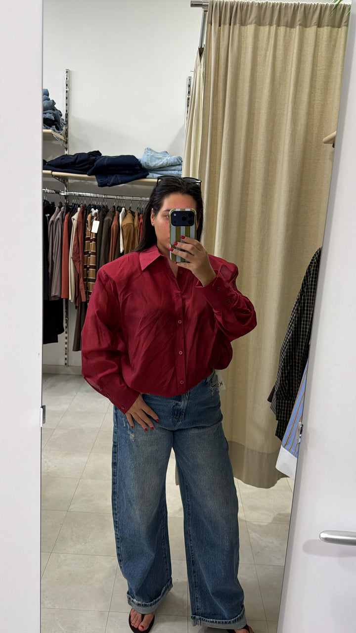 CAMICIA BORDEAUX