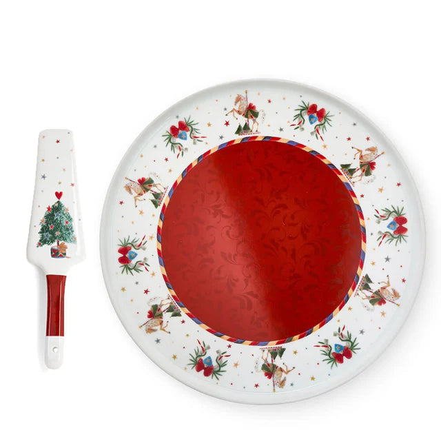 PIATTO TORTA&PALA “ LA GIOSTRA DI AMELIE”