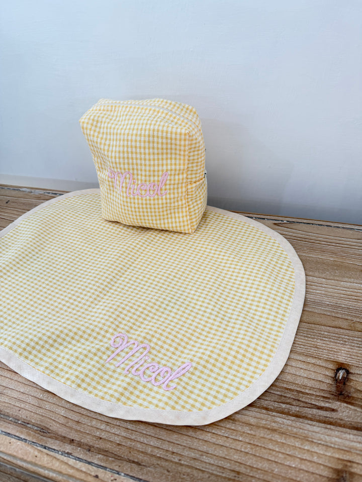 SET TOVAGLIETTA & PORTA MERENDA “QUADRETTO”