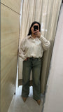 CAMICIA SATIN PANNA
