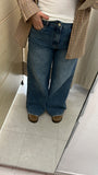 JEANS WIDE KEG VITA BASSA