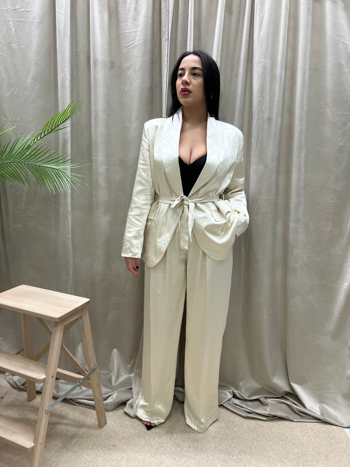 TAILLEUR SATIN PANNA