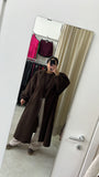 CAPPOTTO OVERSIZE MARRONE