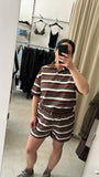 COORDINATO POLO MARRONE