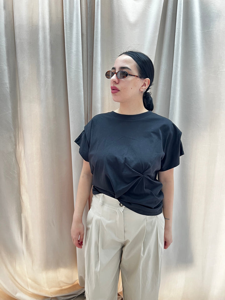 T-SHIRT LUMINA NERA