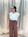 BLUSA IN COTONE bianca