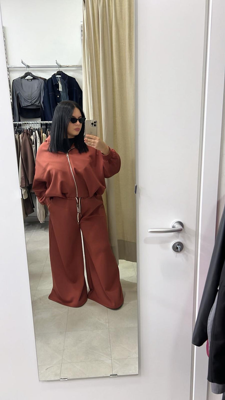 COORDINATO TUTA CURVY tegola