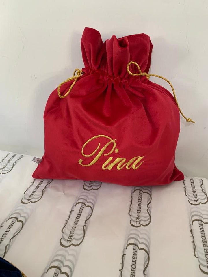 SACCO VELLUTO PERSONALIZZATO