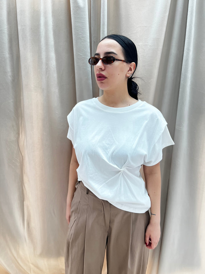 T-SHIRT LUMINA BIANCA