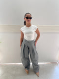 PANTALONI JUST WEST GRIGIO