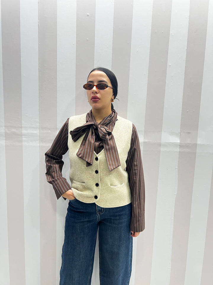 GILET LANA PANNA