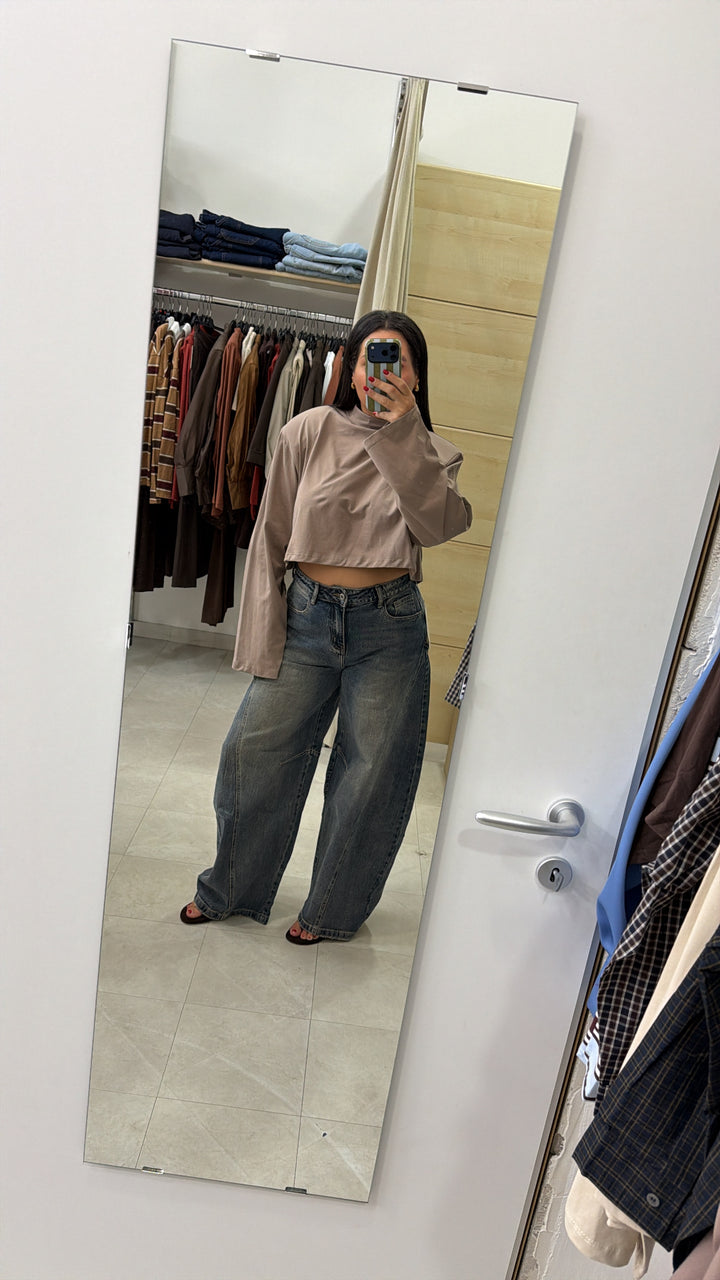 LONGSLEEVE CROP FANGO