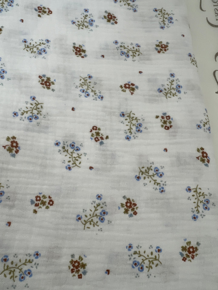 TELO CON FASCIA MUSSOLA DI PURO COTONE