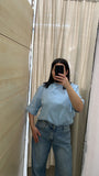 MAXI T-SHIRT CELESTE