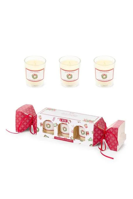 SET 3 CANDELE “STORIA DI NATALE”