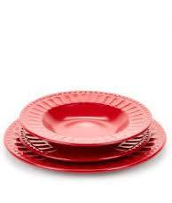 SET PIATTI “DEMETRA ROSSO”