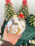 PALLA NATIVITÀ DIPINTA