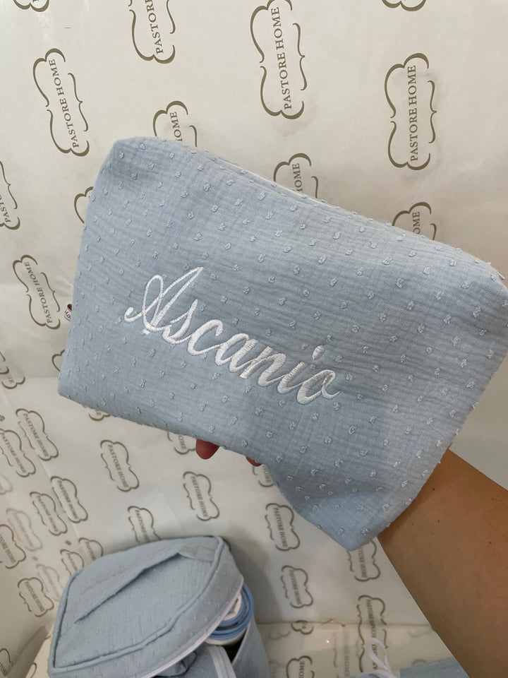 POCHETTE ADRIA IN MUSSOLA PLUMETIS
