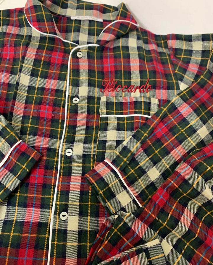PIGIAMA TARTAN  CAMICIA BAMBINI