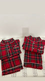 PIGIAMA TARTAN CAMICIA ADULTO