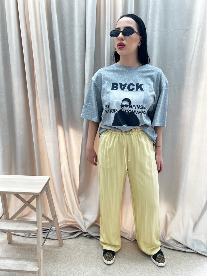PANTALONI COMFY GIALLO