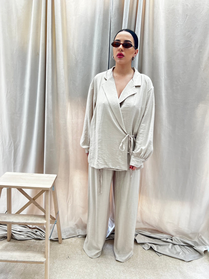 COORDINATO kimono beige
