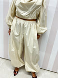 PANTALONI PANNA