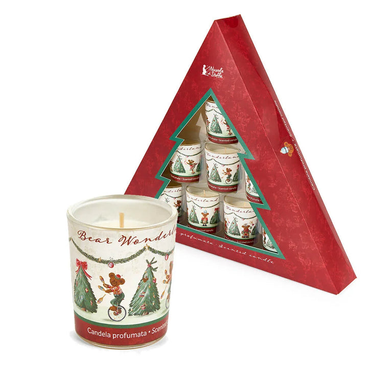 SET CANDELE”BEAR WONDERLAND”