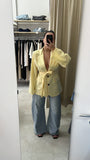 BLAZER CINTURA GIALLO