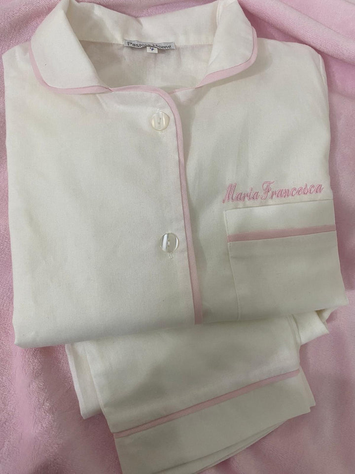 PIGIAMA CAMICIA DONNA tinta unita