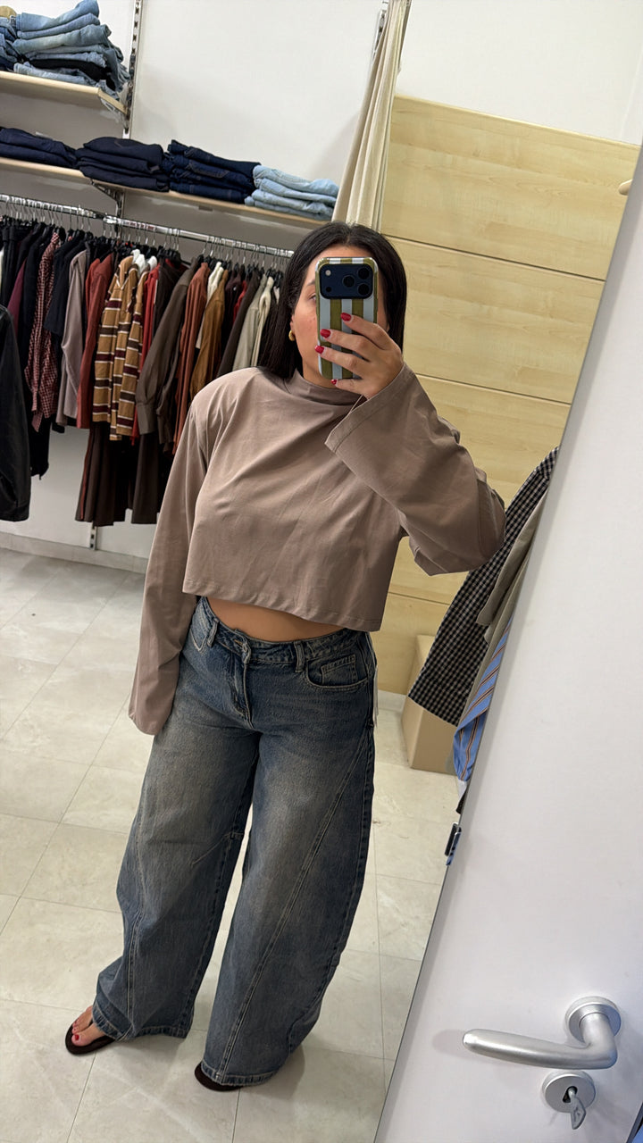 LONGSLEEVE CROP FANGO