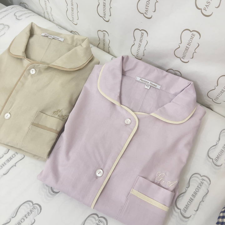 PIGIAMA CAMICIA TINTA UNITA