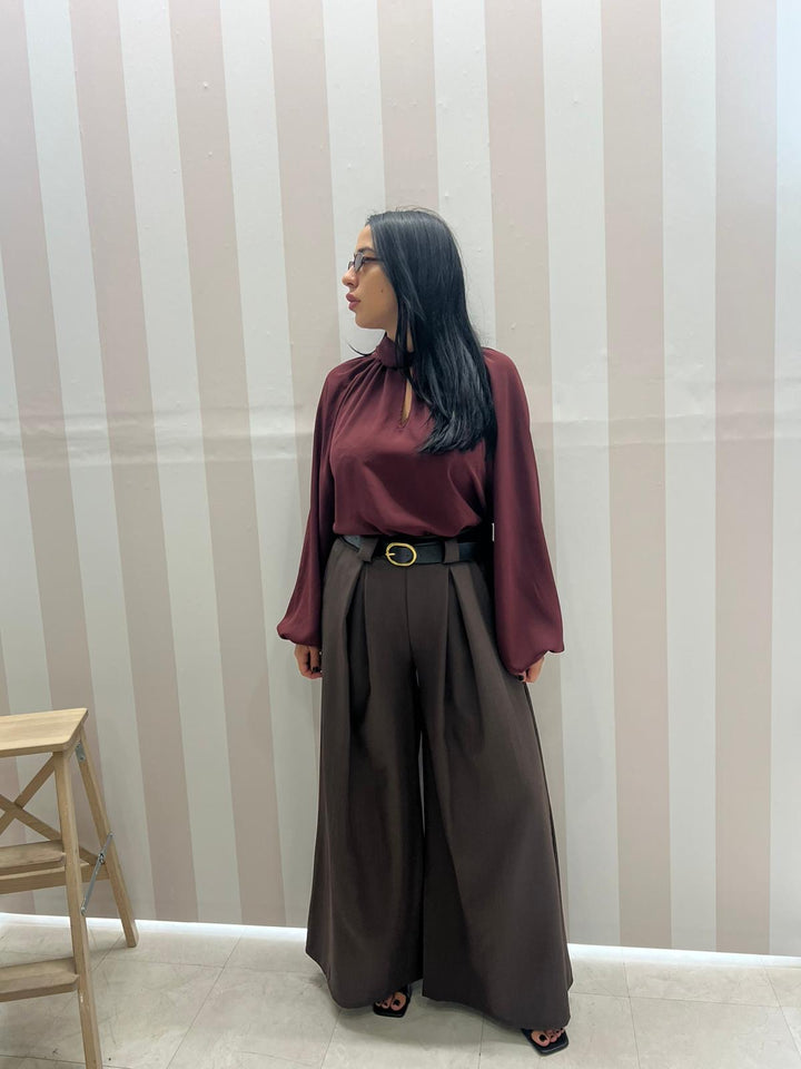 BLUSA bordeaux