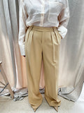 PANTALONI PALAZZO camel