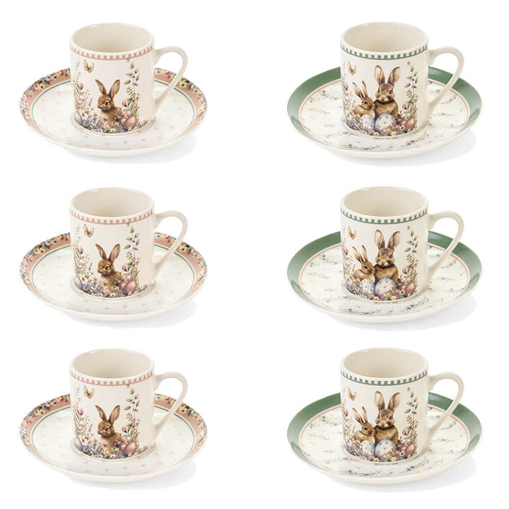 SET 6 TAZZINE CON PIATTINO PEPEN