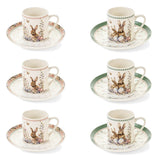 SET 6 TAZZINE CON PIATTINO PEPEN