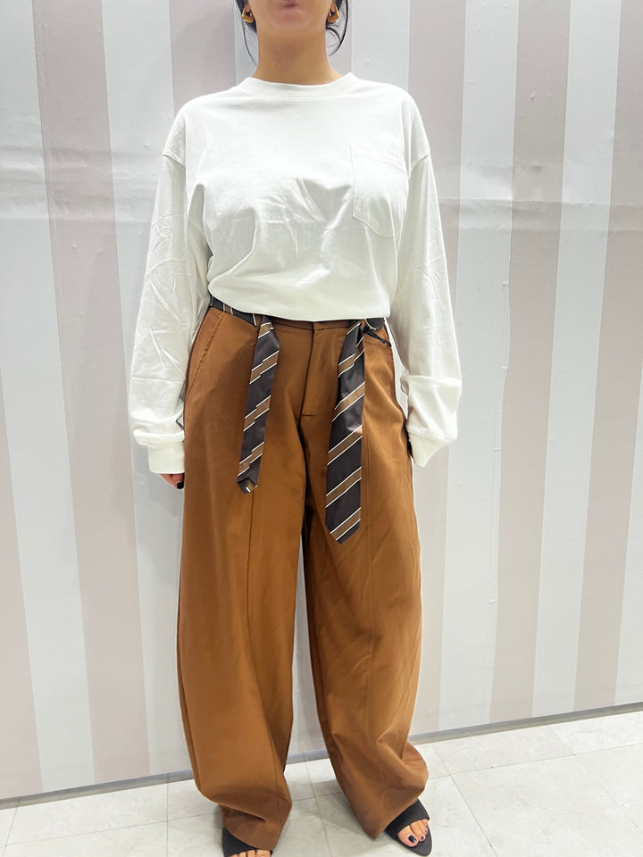 PANTALONI CRAVATTA COCCIO