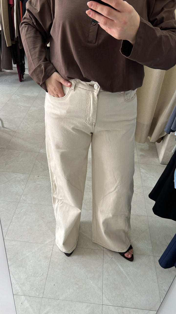 JEANS PANNA GAMBA LARGA