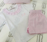 PIGIAMA CON ROUCHES BAMBINA corto