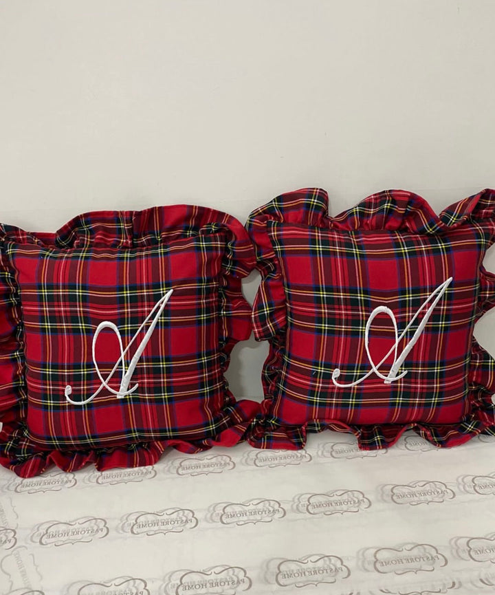 CUSCINO TARTAN PERSONALIZZATO