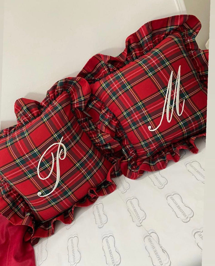 CUSCINO TARTAN PERSONALIZZATO