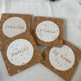 SET 4 SOTTOBICCHIERI